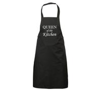 60 SECOND MAKEOVER Women's Queen of the Kitchen Black Apron 60 SECOND MAKEOVER Black
