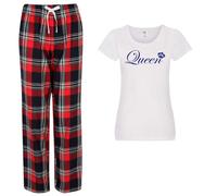 60 SECOND MAKEOVER Women's Queen Pyjama Set in Red | Size: XL 60 SECOND MAKEOVER Red XL