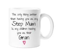 60 SECOND MAKEOVER Women's Step Mum Gran to My Children Mug in White 60 SECOND MAKEOVER White