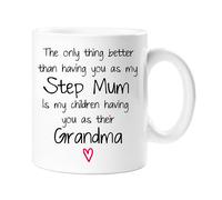 60 SECOND MAKEOVER Women's Step Mum Grandma to My Children Mug in White 60 SECOND MAKEOVER White