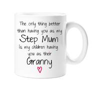 60 SECOND MAKEOVER Women's Step Mum Granny to My Children Mug in White 60 SECOND MAKEOVER White