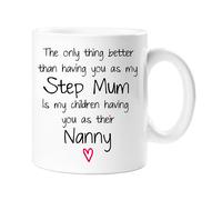60 SECOND MAKEOVER Women's Step Mum Nanny to My Children Mug in White 60 SECOND MAKEOVER White
