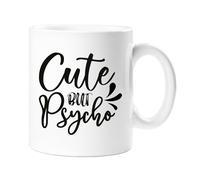 60 SECOND MAKEOVER Women's Sweet But Psycho Mug in White 60 SECOND MAKEOVER White