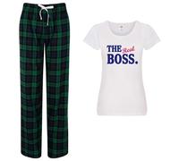 60 SECOND MAKEOVER Women's The Real Boss Pyjama Set in Green | Size: XS 60 SECOND MAKEOVER Green XS