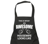 60 Second Makeover Limited This Is What An Awesome Housewife Looks Like Black Apron Novelty Gift Chef House Warming Kitchen Present Mothers Day