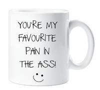 60 Second Makeover Limited Your My Favourite Pain in The Ass Mug Funny Novelty Gift Cup Ceramic Sarcastic