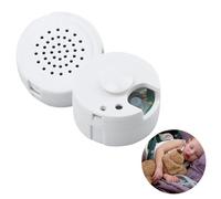 60-Second Mini-Me Voice Recorder, Recordable Voice Sound Box Record Custom Messages for Plush Toy Compact Sound Recorder Button Box White Column Talking Voice Recorder Device for Teddy Bears DIY