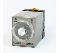 60 Seconds Power On Up Time Delay Relay Timer 220V AC AH3-3 w Socket