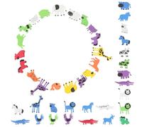60 Sheets Animal Eva Foam Stickers Mixed Cartoon DIY Craft Set