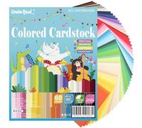 60 Sheets Colored Cardstock - 60 Mixed Colors Card Stock Paper 8.5"x11" Thick 180gsm/65lb Printer Paper for Card Making, DIY Crafts, Scrapbooking, Party UAP28MX060