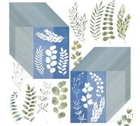 60 Sheets Cyanotype Paper Kit, A5 Size Sun Print Paper for Arts Crafts DIY Projects, Fast-Response Nature Drawing Printing