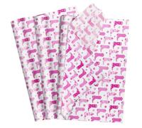 60 Sheets Gift Wrapping Tissue Paper Bulk, Pink Western Coquette Cowgirl Boots Tissue Paper for Gift Bags, Decorative Art Papers for DIY Crafts Wedding Birthday Baby Showers Holiday Party Decor, 20x14