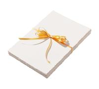 60 Sheets Handmade Paper A6, 160 GSM Watercolour Paper Textured Deckled Edge Paper for Wedding Invitations Cards Crafts