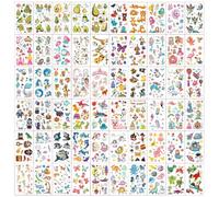 60 Sheets Mixed Styles Temporary Tattoos for Kids, Waterproof, 500+ Designs