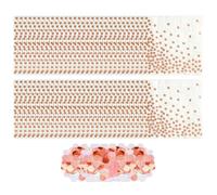 60 Sheets of Rose Gold Paper Towels On White Background, 1 Pack of Crumbs, Pink Napkins, Rose Gold Napkins, Table Decoration
