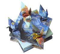 60 Sheets Origami Paper 20cm x 20 cm Double Sided Patterned Van Gogh Oil Painting Art Decorative Paper for DIY Scrapbooking Paper Pads Decoupage Hand Craft