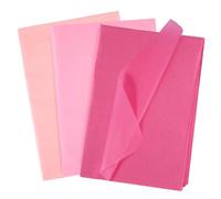 60 Sheets Pink Tissue Paper, 3 Colors Gradient Pink Wrapping Paper Tissue Paper for Packaging Gift Wrapping Paper Sheets for Birthday Valentine's Day Wedding Baby Showers Craft Packing