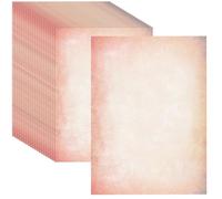 60 Sheets Vintage Parchment Paper, Scroll Papyrus Effect A4 Size 100GSM, Like Decorative Certificate Paper for Business, Cardmaking, Invitations, Stationery Printing, Arts and Crafts