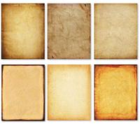 60 Sheets Vintage Writing Paper, 120GSM Double Side Printer Paper, 6 Assorted Antique Pattern Classic Retro Style Parchment Design, Printer Friendly US Letter Size 8.5 X 11 Inch