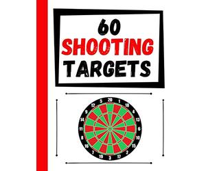 60 Shooting Targets: Large Paper Perfect for Rifles / Firearms / BB / AirSoft / Pistols / Archery & Pellet Guns