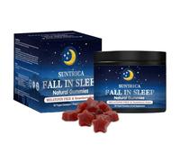60 Sleep Gummies, Sleep Gummies for Adults Magnesium Glycinate, Natural Strawberry Flavor, Melatonin Free, Sugar, Gluten Free, for Relaxation & Sleep Suport, Promotes Healthy Sleep Patterns for Adults