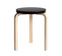 60 Stool Birch/ Black