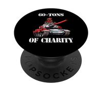 60 Ton Charity Leopard Tank Soldiers Army PopSockets Adhesive PopGrip