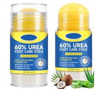 60% Urea & 2% Acid Foot Cream Stick For Dry Cracked Heels And Calluses - Intensive Moisturising Fast-Absorbing Non-Greasy Balm For Feet Hydration, Softening Hard Skin And Smoothing Rough Areas