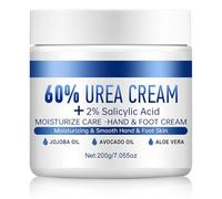 60% Urea Cream - Urea Foot Cream for Cracked Heels and Dry Skin - Cracked Heel Repair cream urea 60 Percent - Feet Cream for very dry feet & Hard - Rough Hard Skin Remover Deep Moisturizing for Body