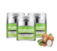60% Urea Cream with 2% Salicylic Acid, Maximum Strength Foot and Hand Moisturizer for Dry, Cracked Skin Unscented Callus Remover, Dead Skin Exfoliator, Helps Repair Heels, Knees and Elbows (3PCS)