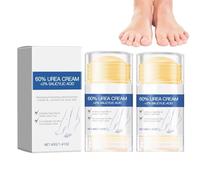 60% Urea Foot and Hand Cream with 2% Acid - Intensive for Cracked Heels, Rough Skin and Calluses, Gentle Exfoliation and Moisturizing Balm Stick for Extremely Dry Feet and