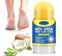 60% Urea Foot Care Cream Stick, Hydrating Lotion Stick Balm, Maximum Strength Urea Moisturizer for Dry Cracked Feet, Knees, Elbows, Hands - Exfoliates Dead Skin Smoothing Skin Women and Men (1pcs)