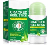 60% Urea Foot Cream Stick with Avocado Oil Roller - Cracked Heel Repair for Dry Cracked Heels and Feet, Deep Moisturizing, Callus Remover and Soften, Anti-Crack Hydration Care, Foot Moisturiser