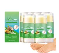 60% Urea Hand & Foot Care Stick With Vitamin E，Hand Cream For Dry Cracked Hands，Foot Cream For Dry Cracked Heels & Feet，Dead Skin Removal, Exfoliating Moisturizer Stick For Women (6)