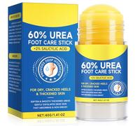 60% Urea with 2% Salicylic Acid Urea Foot Care Stick, for Dry Cracked Heels, Feet Callus Remover, Hands Knees Exfoliating Dead Skin, Softening Skin Moisturizer Lotion -1.41oz