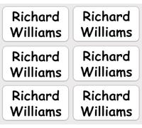 60 Washable Name Stickers No-Iron Stick on Name Labels for Clothes Kids Uniform Name Tags Name Labels for Clothes Care Home Papa Prints