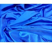 60" wide Liquid Satin Dress Fabric Royal Blue - per metre