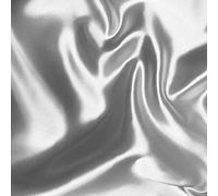 60" wide Liquid Satin Dress Fabric Silver - per metre