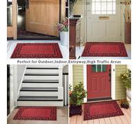 (60 x 110 cm (2 ft x 3 ft 7 in)_Large Door Mat/Bath Mat, Lexi) Extra Large Rugs Living Room Printed Rug Runner