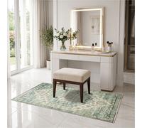 (60 x 110 cm (2 ft x 3 ft 7 in)- Large Door Mat/Bath Mat, Olive Green Traditional) Extra Large Traditional Rugs Modern Carpet Doormat
