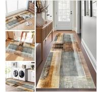60 x 220 cm, Carpet Runner for Hallways Narrow Rugs Heavy Duty Entrance Mat Long Hallway Runner Rug Non Slip Backing Area Rug Washable Kitchen Rugs Floor Mat for Bathroom Entryway Bedroom Stair