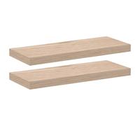 Vidaxl Floating Shelves 2 Pcs 60X23.5X4 Cm Engineered Wood