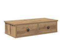 (60 x 25 x 15 cm) vidaXL Wall Shelf with Drawers Artisian Engineered Wood