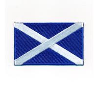60 x 35 mm Scotland Edinburgh Glasgow Flag Sew-On Badge/Iron-On Patch 1061 B