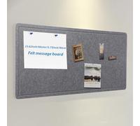 60 x 40 cm large cork board, large pin board, decorative cork wall made of felt, 0.9 cm thick, foldable photo board with self-adhesive tape, felt self-adhesive vision board, push pins felt, moonlight