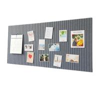 60 x 40 cm Notice Board, Large Photo Wall, Felt Notice Board, Self-Adhesive for Office/Children's Room, Vision Board, 0.9 cm Thick, No Drilling, Memo Boards, Bulletin Board, Wall Decoration, Moonlight