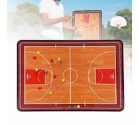 60 x 40cm Basketball Clipboard for Coaches, Basketball Magnetic Coaching Board, Double-Sided Design, Easy to Carry, for Training and Guidance,Withoutstand