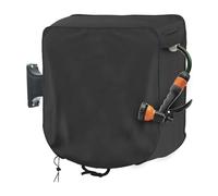 60 x 45 x 60 cm Hose Reel Cover, Wall Mounted Hose Reel, Roller Protector Cover, 420D, Suitable for Garden Hoses and Reels, Black, 1 Piece