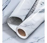 60 x 500cm Marble Contact Paper Sticky Back Plastic Self Adhesive Wallpaper,Worktop Vinyl Covering Roll,Kitchen Wallpapers Cover,Bedroom Renovation Furniture Cupboard Tables Sticker