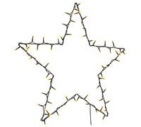 (60 x 59 cm) vidaXL Christmas Light Decorations Stake Light with Spikes Star Decor 50 LEDs